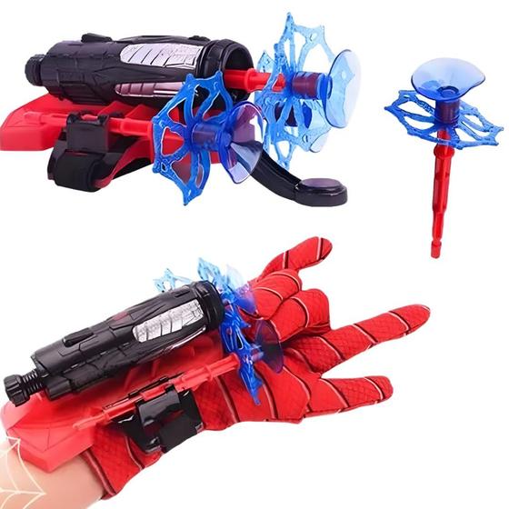 Luva Lança Teia Brinquedo Infantil Lançador Homem Aranha - Vip ...