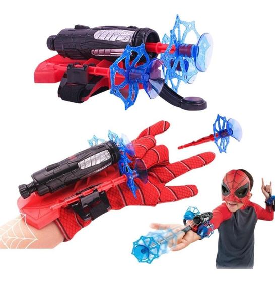 Luva Lança Teia Homem Aranha Brinquedo Dardos Ventosa Toys - Art Brink Menor preço em Luva Lança Teia Homem Aranha Brinquedo Dardos Ventosa Toys - Art Brink