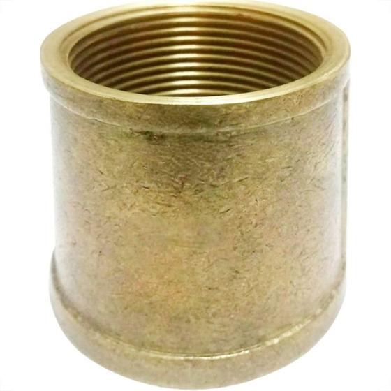 Luva Latao Amarelo Metais Rei 3/4'' Rr - Kit C/6 Pecas Imagem de Luva Latao Amarelo Metais Rei 3/4'' Rr - Kit C/6 Pecas
