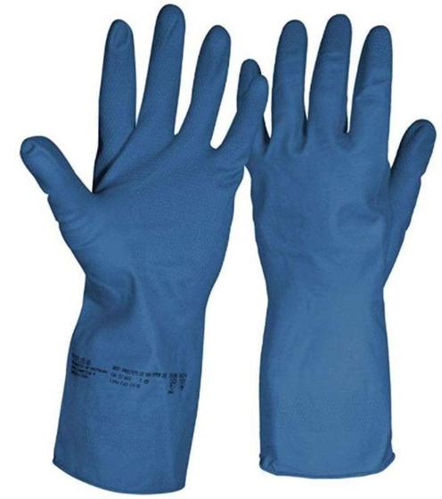 Imagem de Luva Látex Azul Tam. 10 (gg) Ppm 08 - Kit 12 pares - Proteplus