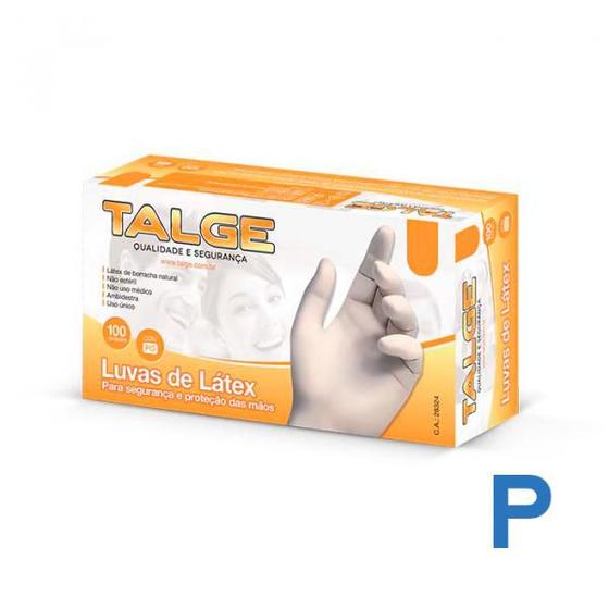 Imagem de Luva latex c/po p cx-100 un talge