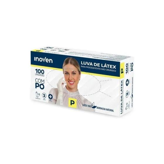 Imagem de Luva latex p com pó cx com 100 unidades - inoven