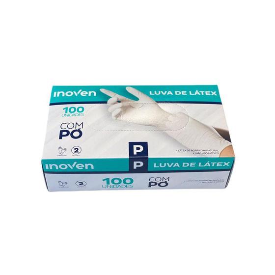 Luva Látex Procedimento C/ Pó Inoven 100 Un. Tamanho P M G Menor preço em Luva Látex Procedimento C/ Pó Inoven 100 Un. Tamanho P M G