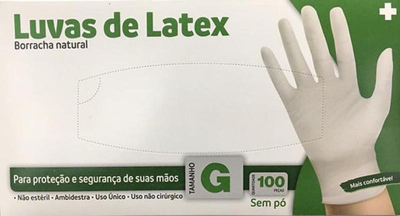 Luva Latex sem pó Neomex tam G 100 UN Menor preço em Luva Latex sem pó Neomex tam G 100 UN