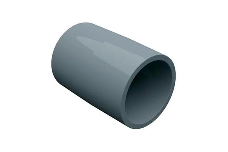 Imagem de Luva Lisa De Encaixe Pvc 3/4'' Cinza Para Eletroduto Condulete