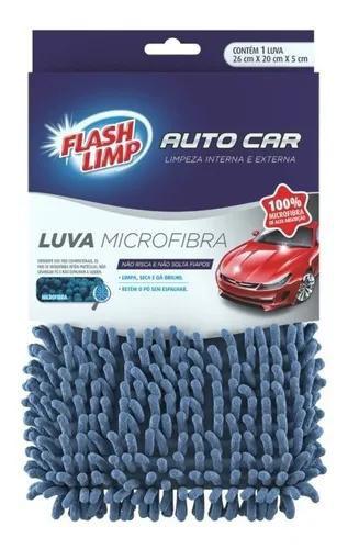 Imagem de Luva microfibra automotiva flahs limp auto car 