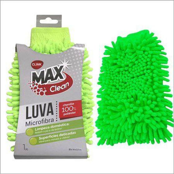 Imagem de Luva Microfibra Chenille 100% Poliéster Multiuso - Clink