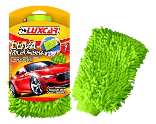 Imagem de Luva Microfibra Luxcar Para Lavar Carros E Motos Automotiva