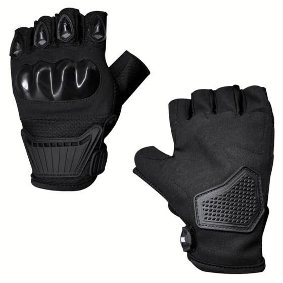 Imagem de Luva Motociclista Modelo Go Extreme Meio Dedo Punho Curto (P)