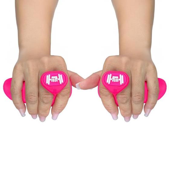Imagem de Luva Musculação Caleira Performance e Proteção Neon Rosa Envio Já