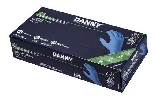 Imagem de Luva nitrilica azul sensiflex ultra danny tam xg