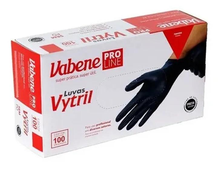 Imagem de Luva Nitrílica  G Preta Vabene 100 Unidades Código 8317