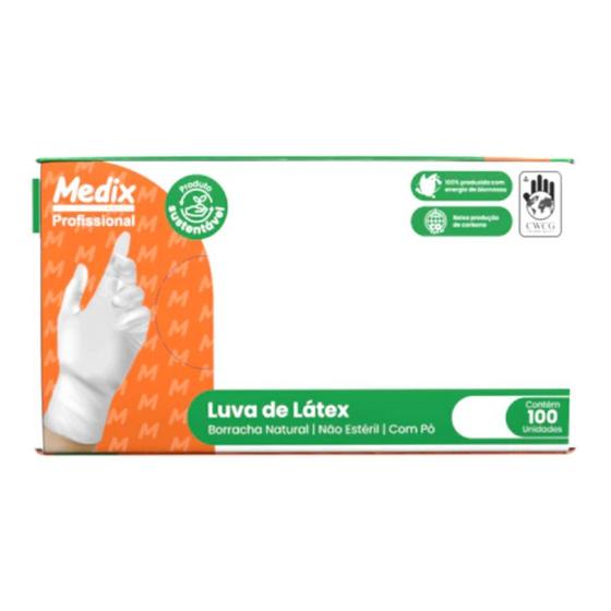 Imagem de Luva Procedimento Látex Com Pó Medix