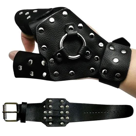 Imagem de Luva Protetora Com Bracelete Para Pesca Spincast Estilingue