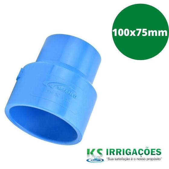 LUVA REDUÇÃO SOLDÁVEL 100 X 75mm Menor preço em LUVA REDUÇÃO SOLDÁVEL 100 X 75mm