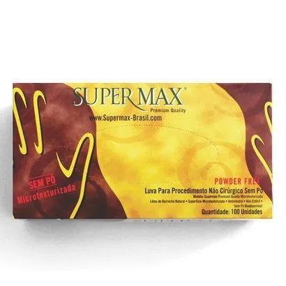 Imagem de Luva Supermax Premium Quality para procedimento não cirúrgico latéx sem pó