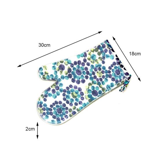 Imagem de Luva Térmica de Cozinha Material de Silicone Proteção Utensilio de Preparação Manuseio de Panelas Assadeiras Grelhas 