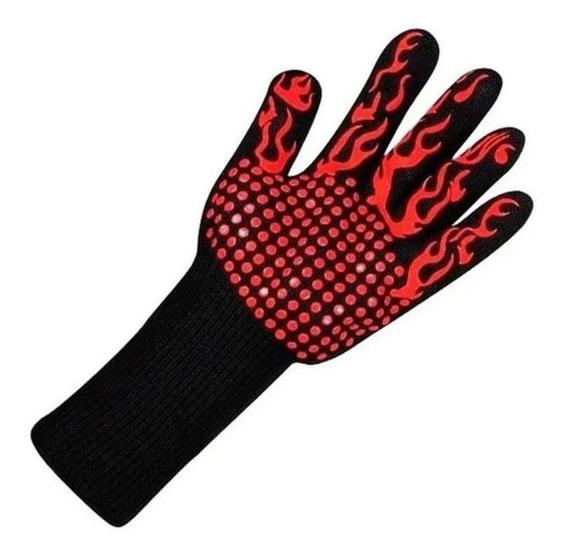 Imagem de Luva Térmica Para Churrasco Alta Temperatura Bbq Gloves 1 Um