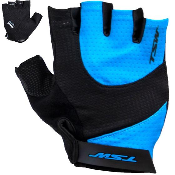 Imagem de Luva TSW Gel Bike Ciclismo MTB Speed Azul Tamanho M