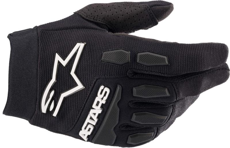 Imagem de Luvas Alpinestars Full Bore Youth pretas e brancas tamanho M