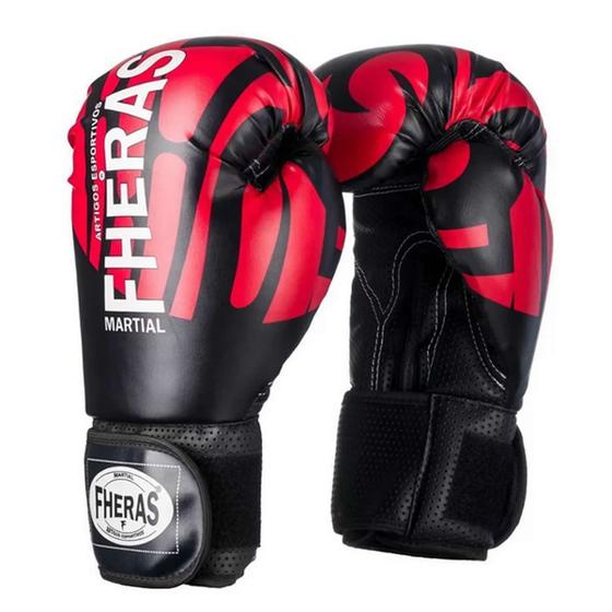 Imagem de Luvas Boxe Muay Thai Kickboxing Top Elite - Fheras - 12 / 14 OZ