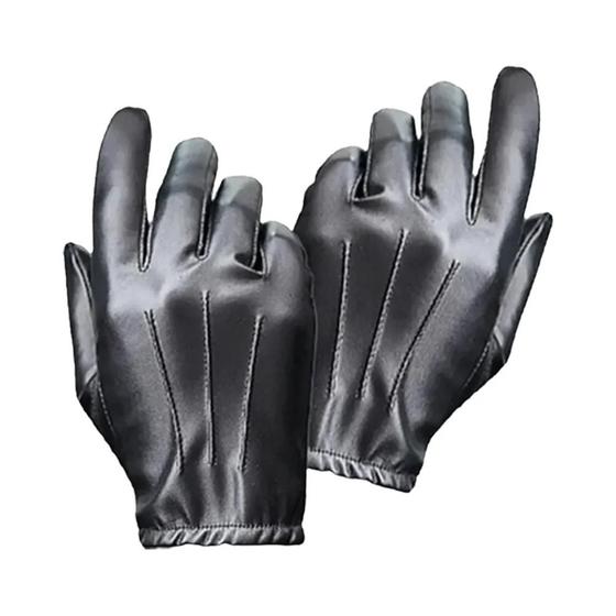 Imagem de Luvas de Inverno de Couro PU para Homens e Mulheres - Quentes, à Prova d'Água e com Tela de Toque