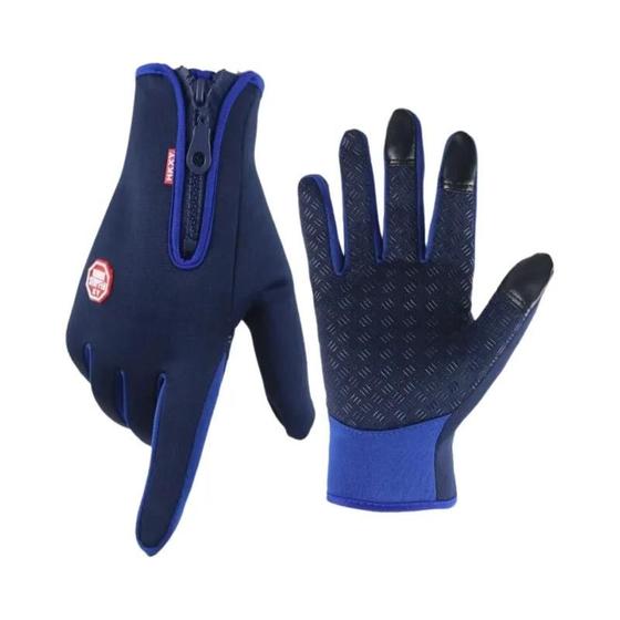 Imagem de Luvas de Inverno Quentes e Impermeáveis com Tela Touch - Unissex - Ideal para Ciclismo, Esqui e Condução