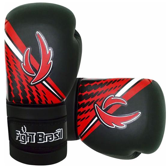 Imagem de Luvas de Kick Boxe Muay Thai Injetada - Athrox - Vermelha - Par