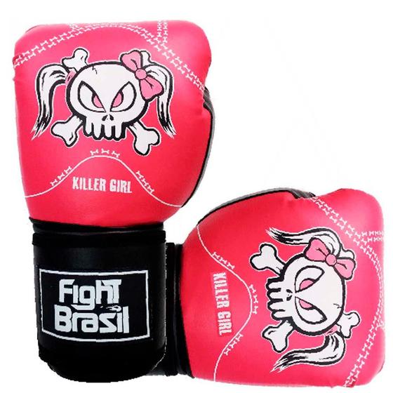 Imagem de Luvas de Kick Boxe Muay Thai - Killer Girl - Rosa