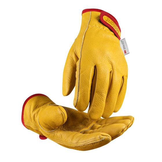 Imagem de Luvas de Trabalho de Inverno em Couro com 3M Thinsulate - Conjunto com 2 Pares