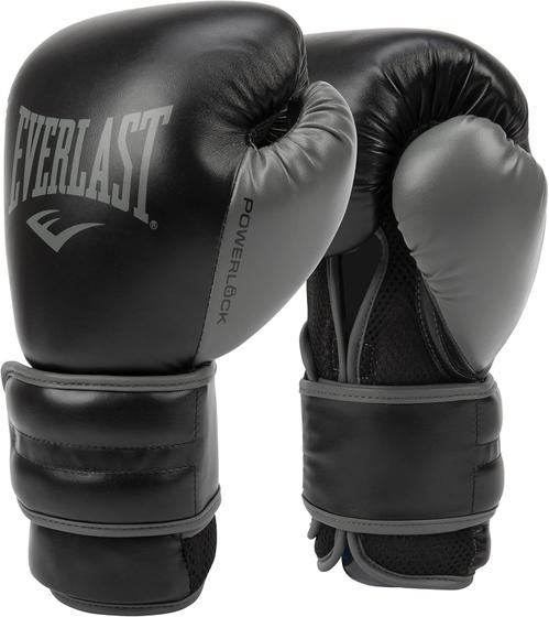 Imagem de Luvas de treino Everlast Powerlock 2 Hook & Loop 16 oz azuis