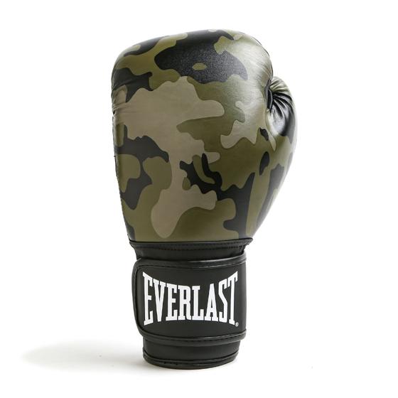 Imagem de Luvas de treino everlast spark camuflada verde / preto 14 oz