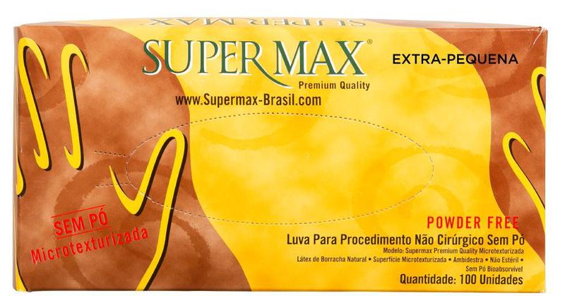 Imagem de Luvas Supermax - Látex Powder Free XP P M e G
