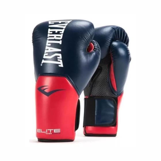 Luvas Treino Everlast Pro Style Elite V2 Azul Boxe Muay Thai Menor preço em Luvas Treino Everlast Pro Style Elite V2 Azul Boxe Muay Thai