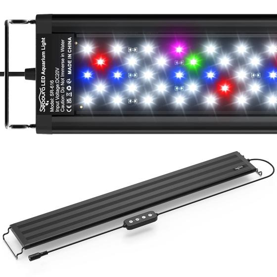 Imagem de Luz de aquário SEAOURA Led para plantas 60cm 75L Full Spectrum