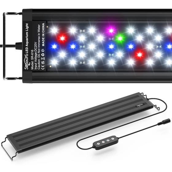 Imagem de Luz de aquário SEAOURA Led para plantas Full Spectrum Fish Tan