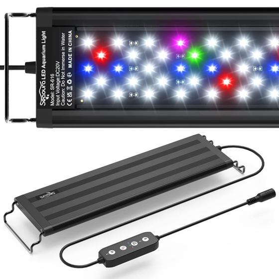 Imagem de Luz de aquário SEAOURA Led para plantas Full Spectrum Fish Tan