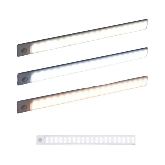 Imagem de Luz de Armário com Sensor de Movimento - Recarregável, Ajustável e com Tamanhos Diversos