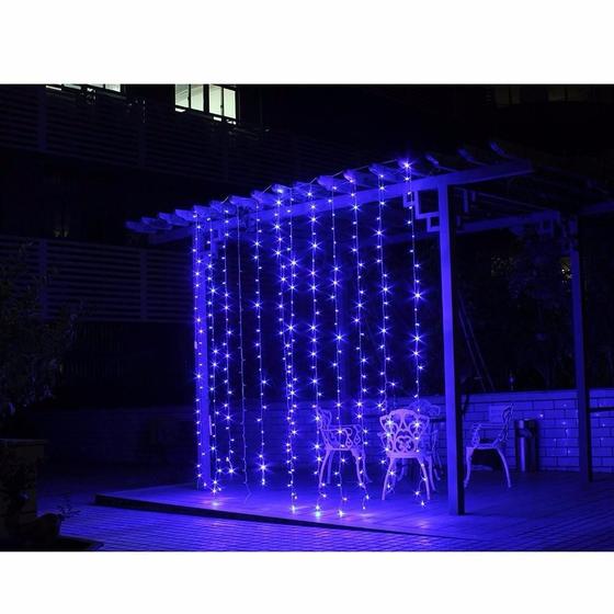 Imagem de Luz de cortina de Natal LED SOLMORE 1000 LED 10m x 3m