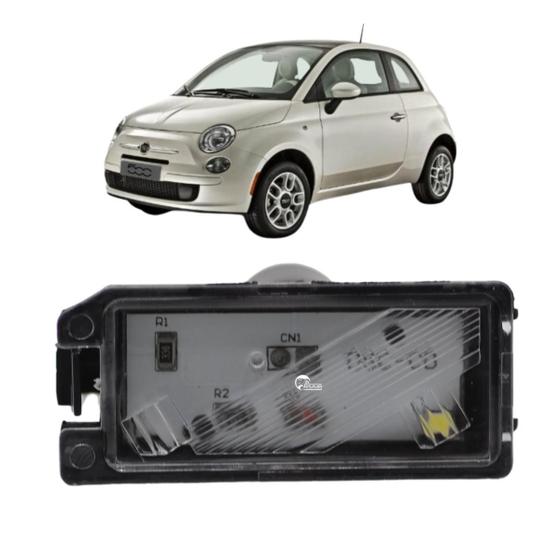 Imagem de Luz De Placa com LED Conector Redondo Fiat 500 2012 em Diante