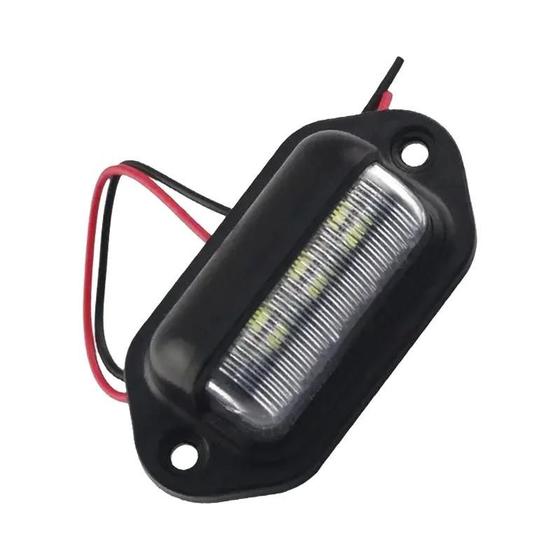 Imagem de Luz de Placa de Licença LED Branca - 6 Lâmpadas para SUV, Caminhão, Reboque e Van