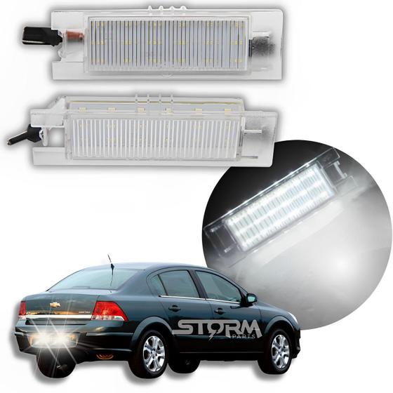 Imagem de Luz De Placa Lâmpada Led Gm Vectra 2006 A 2011 Sedan Hatch lanterna iluminação traseira Chevrolet Joy Premium Ss Expression 1.8 Flex Power Easytronic