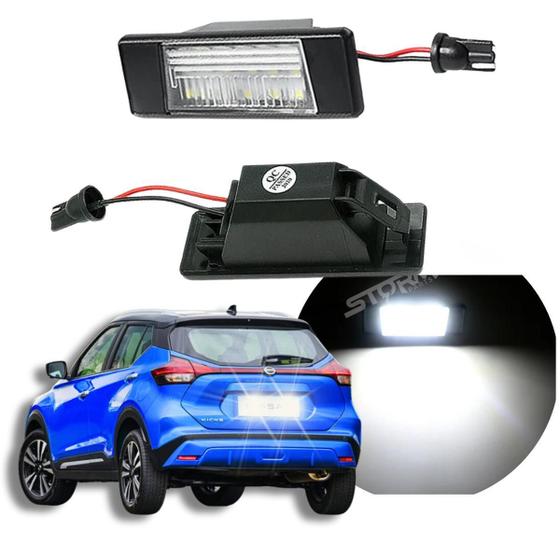 Imagem de Luz de Placa Nissan Kicks Ano Lâmpada LED Branco