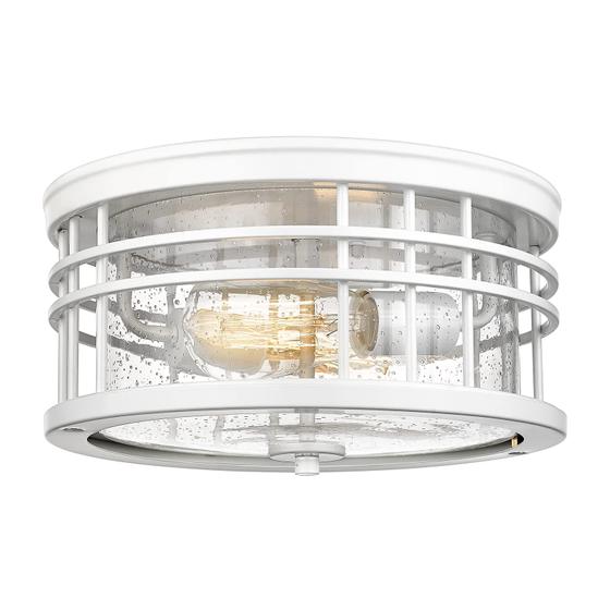 Imagem de Luz de teto zeyu Modern Flush Mount de 30 cm com 2 lâmpadas E26