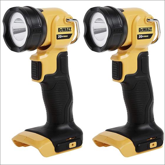 Imagem de Luz de Trabalho DEWALT 20V MAX LED DCL043 - Pacote com 2 - Cabeça Giratória