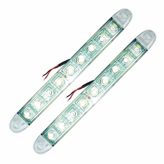 Luz Diurna de Led (DRL) 9 Leds de 12V - Embalagem 2 Unidades - DNI 2033 Menor preço em Luz Diurna de Led (DRL) 9 Leds de 12V - Embalagem 2 Unidades - DNI 2033