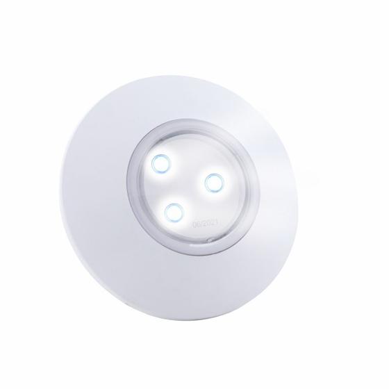 Imagem de Luz Led Para Piscina Branca 9watts 90mm Ilumina 14m² 