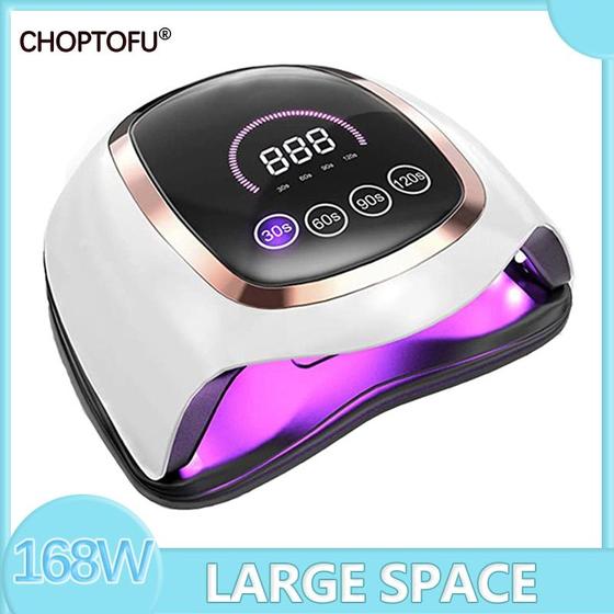 Imagem de Luz LED para Unhas com Display e Botão de Toque
