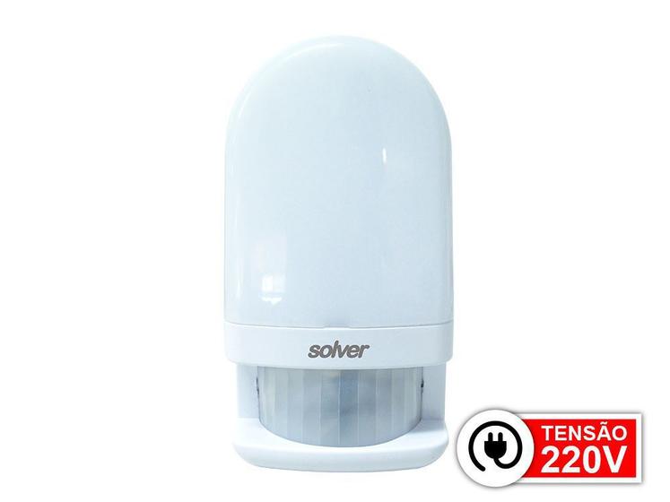 Luz Noturna com Sensor de Presença Solver SLM-202 Menor preço em Luz Noturna com Sensor de Presença Solver SLM-202