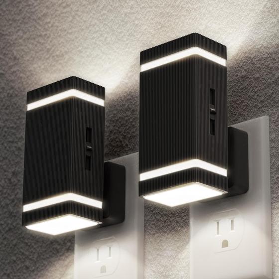 Imagem de Luz noturna DoresShop Bright LED Plugin com sensor do crepúsculo ao amanhecer